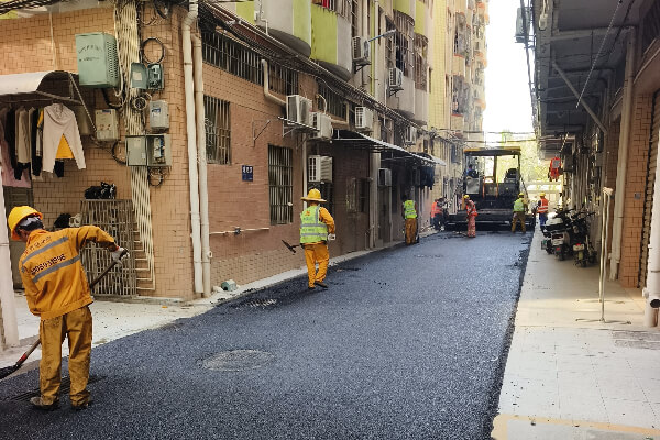 城中村路面提升改造施工